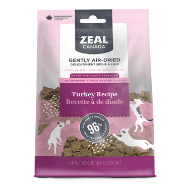 Zeal Gently Air-Dried Turkey Recipe for Dogs - 2.2lbs/1kg